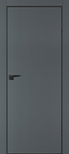 Товар Межкомнатная дверь P-1 кромка ABS черная c 4-х ст. Графит матовый